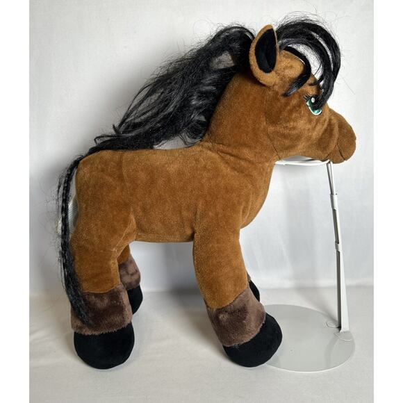 Build a Bear BAB 18" Brown Plush Stuffed Animal Horse Pony Valentine 2016 - Picture 3 of 8